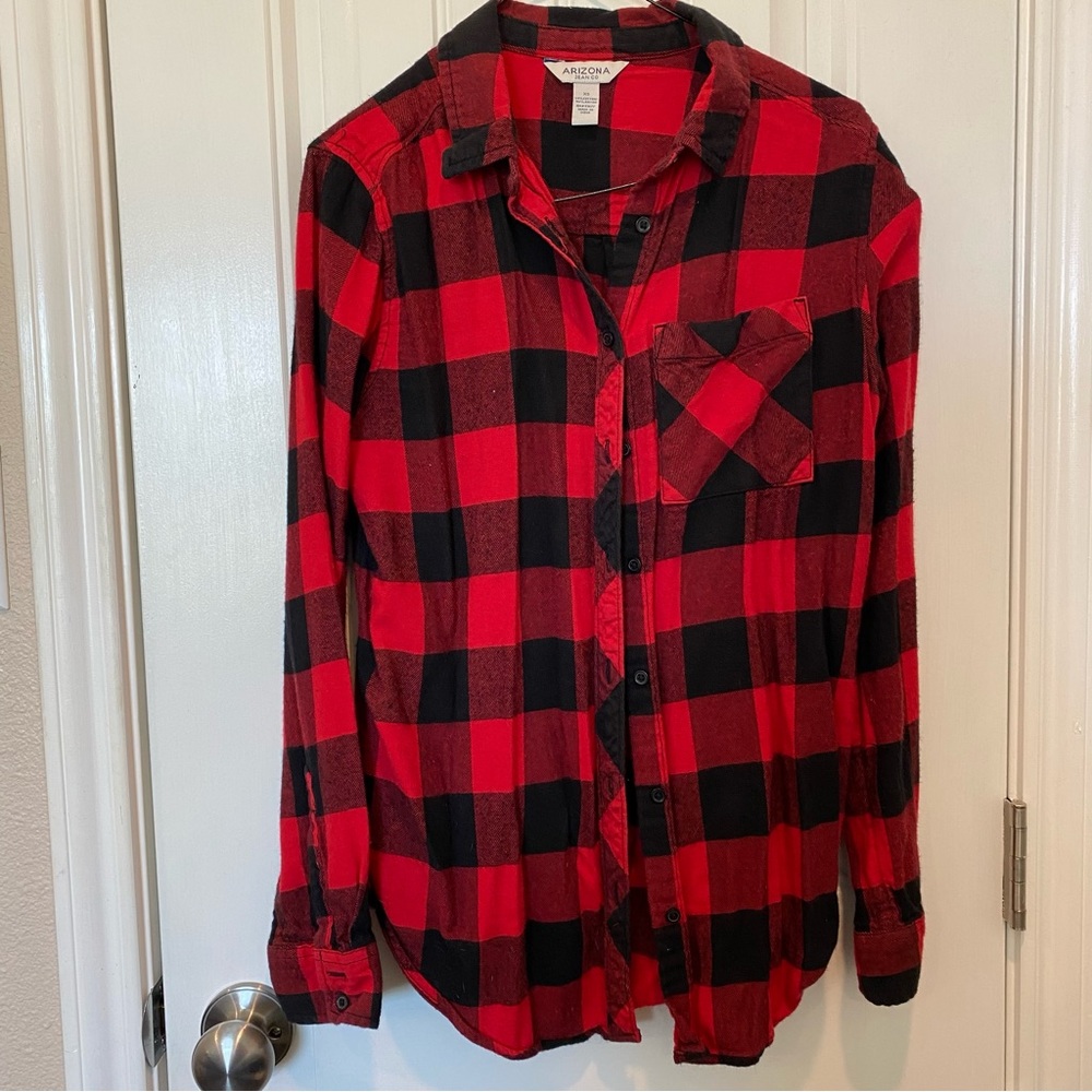 Arizona Plaid Flannel Button Up